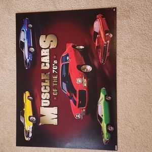 Muscle Cars Of The 70's' Poster
